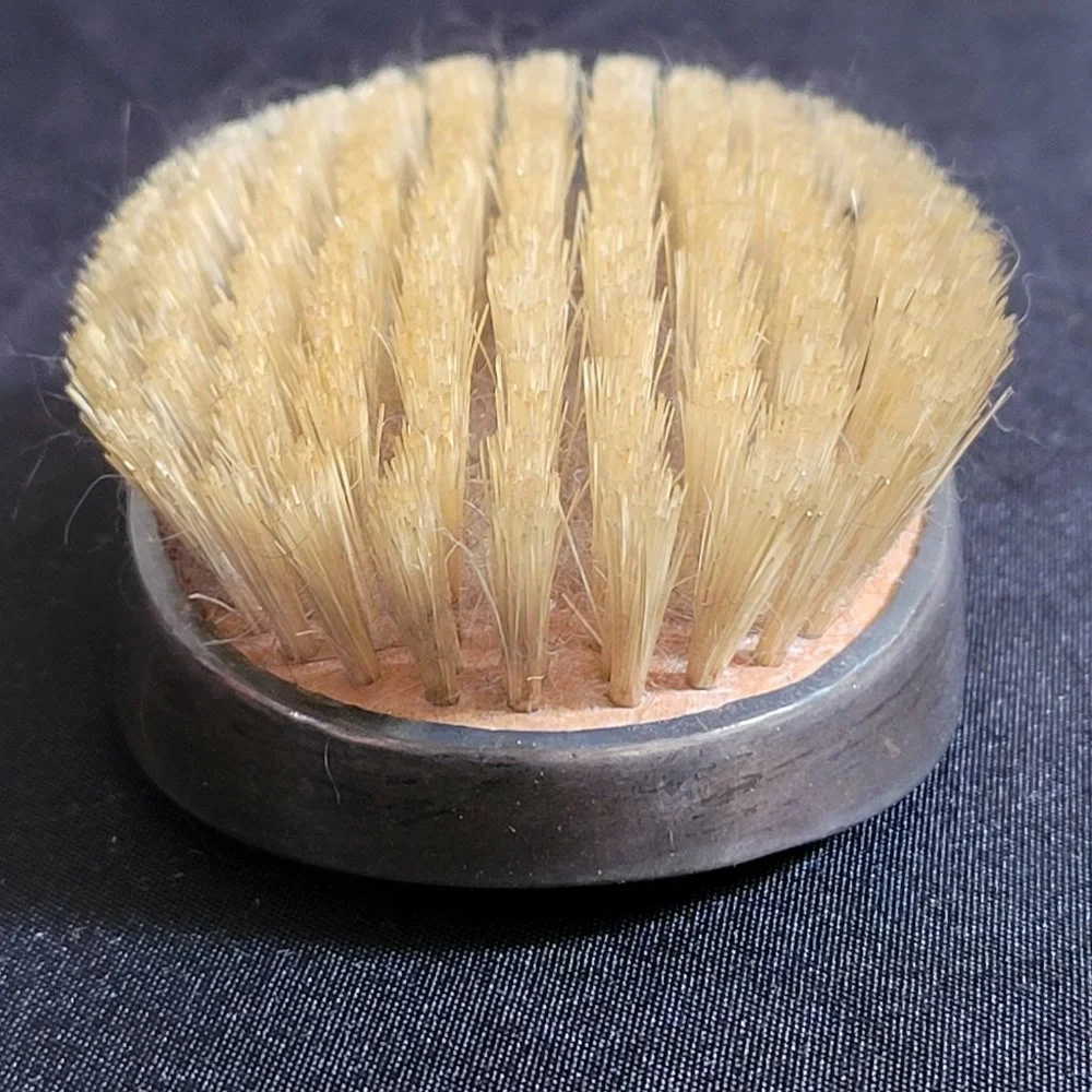 2pc Vintage Silver Hair/Cloth Brushes.